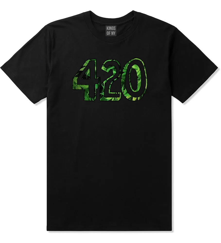 420 Weed Marijuana Print T-Shirt