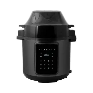 6L Air Fryer   Pressure Cooker (Black) Kitchen Appliance