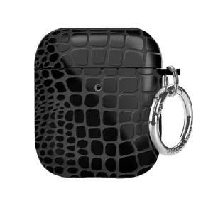 Black Croc AirPod Case