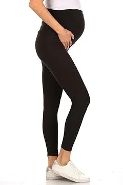 Black Women's Maternity Jegging comfy stretch pregnancy pants jegging