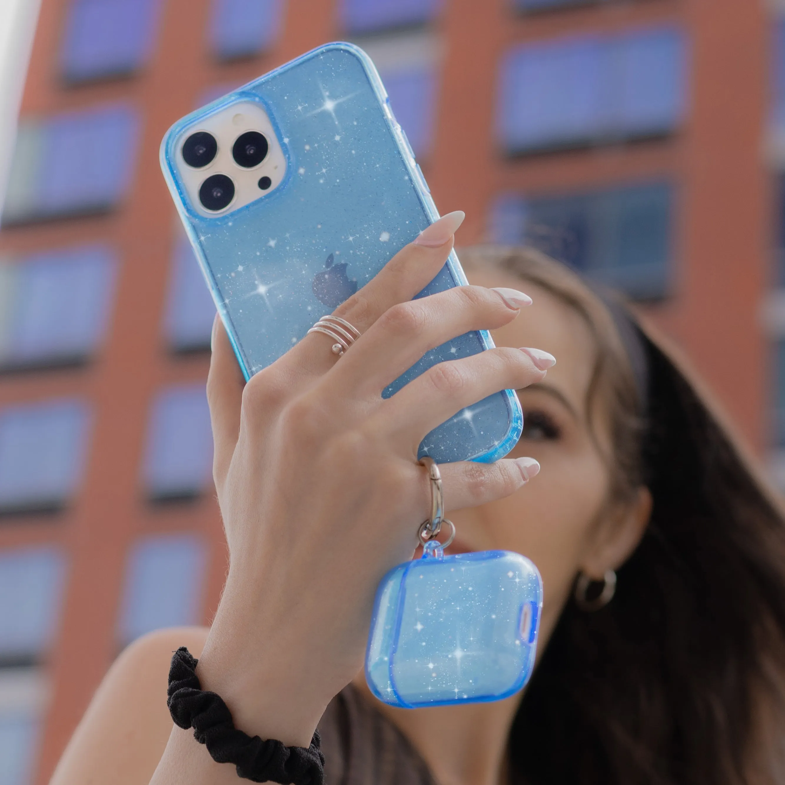 Blue Stardust AirPod Case