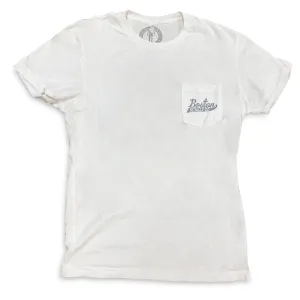 Boston Scally The Sailor Pocket Tee T-Shirt - White