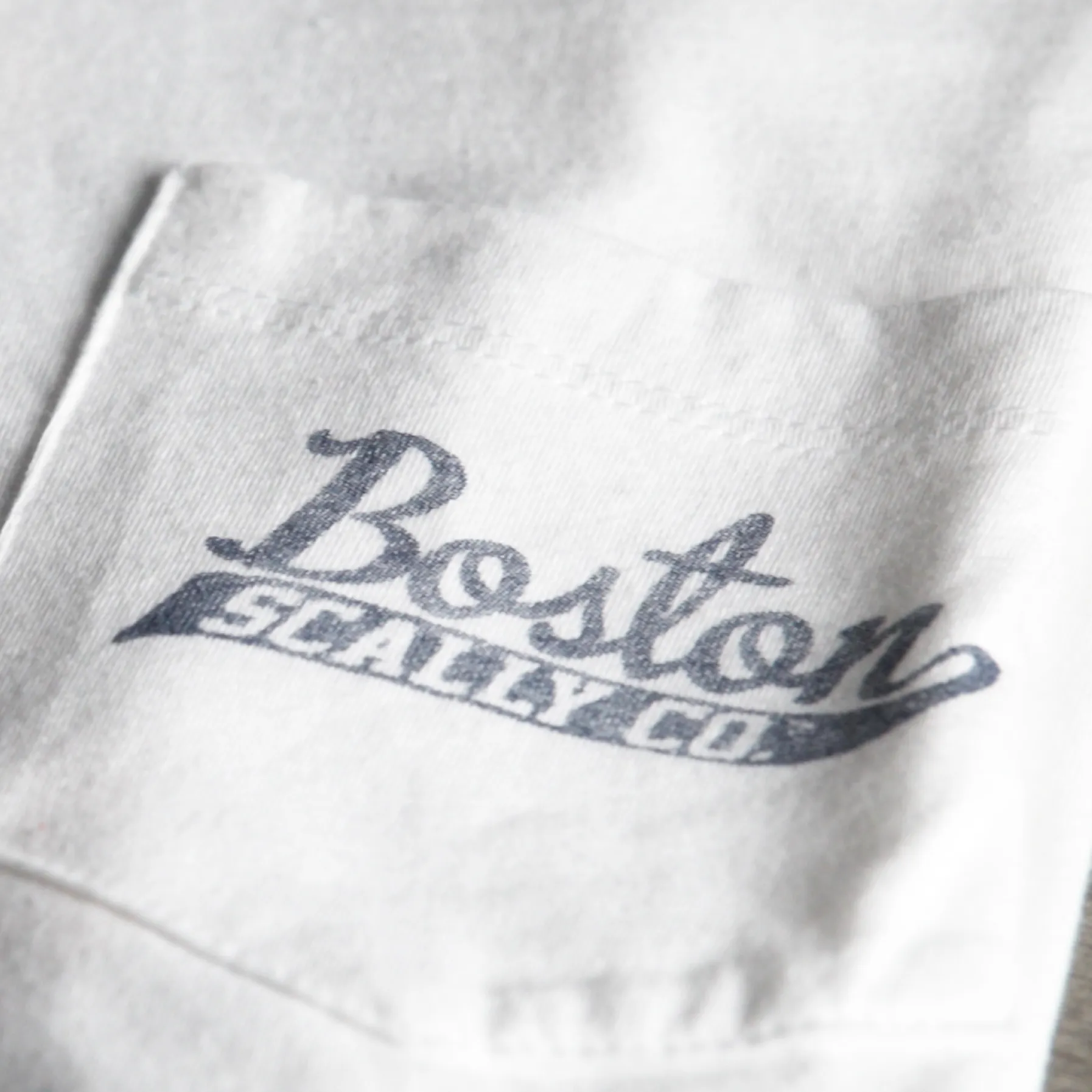 Boston Scally The Sailor Pocket Tee T-Shirt - White