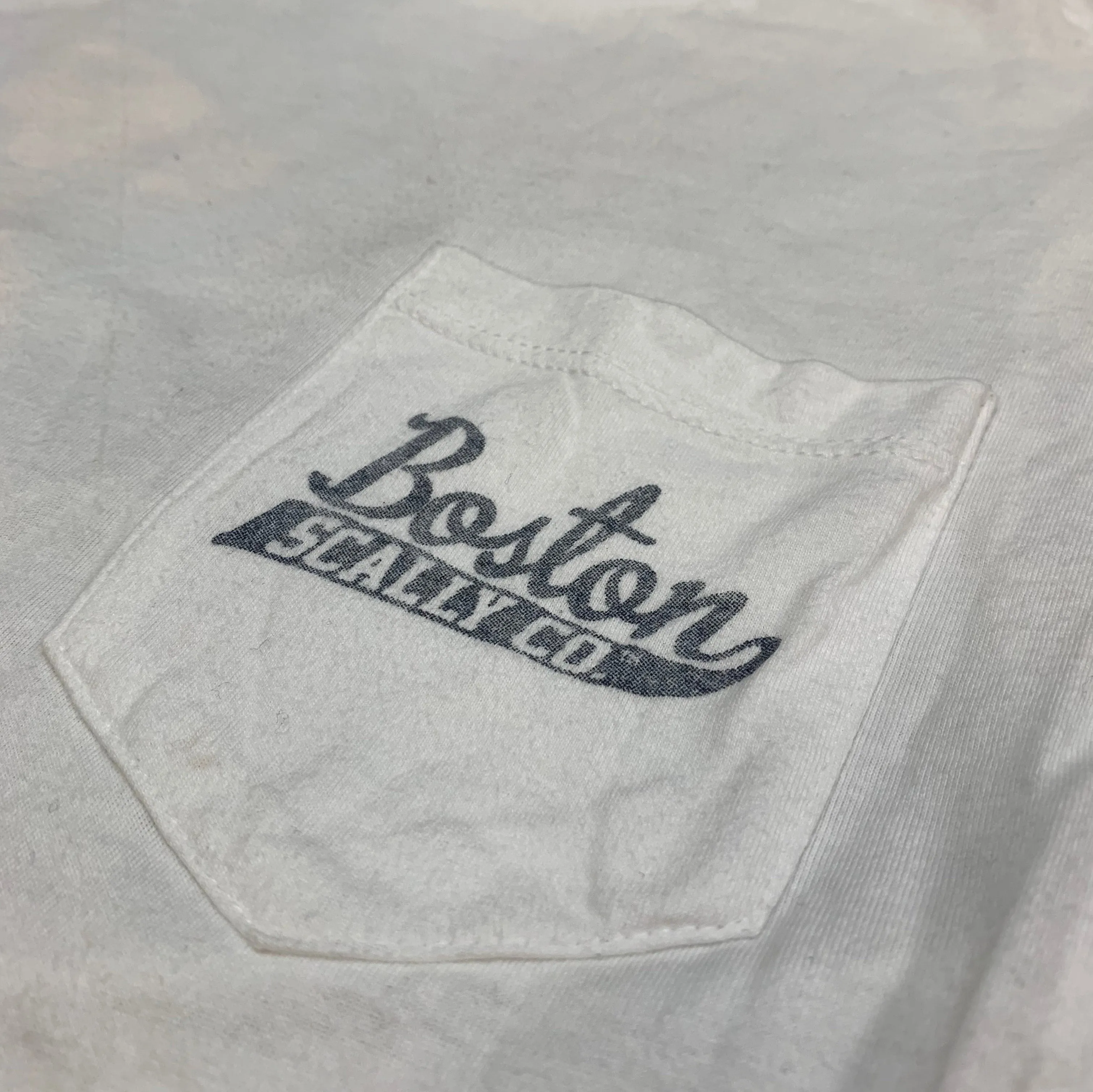 Boston Scally The Sailor Pocket Tee T-Shirt - White