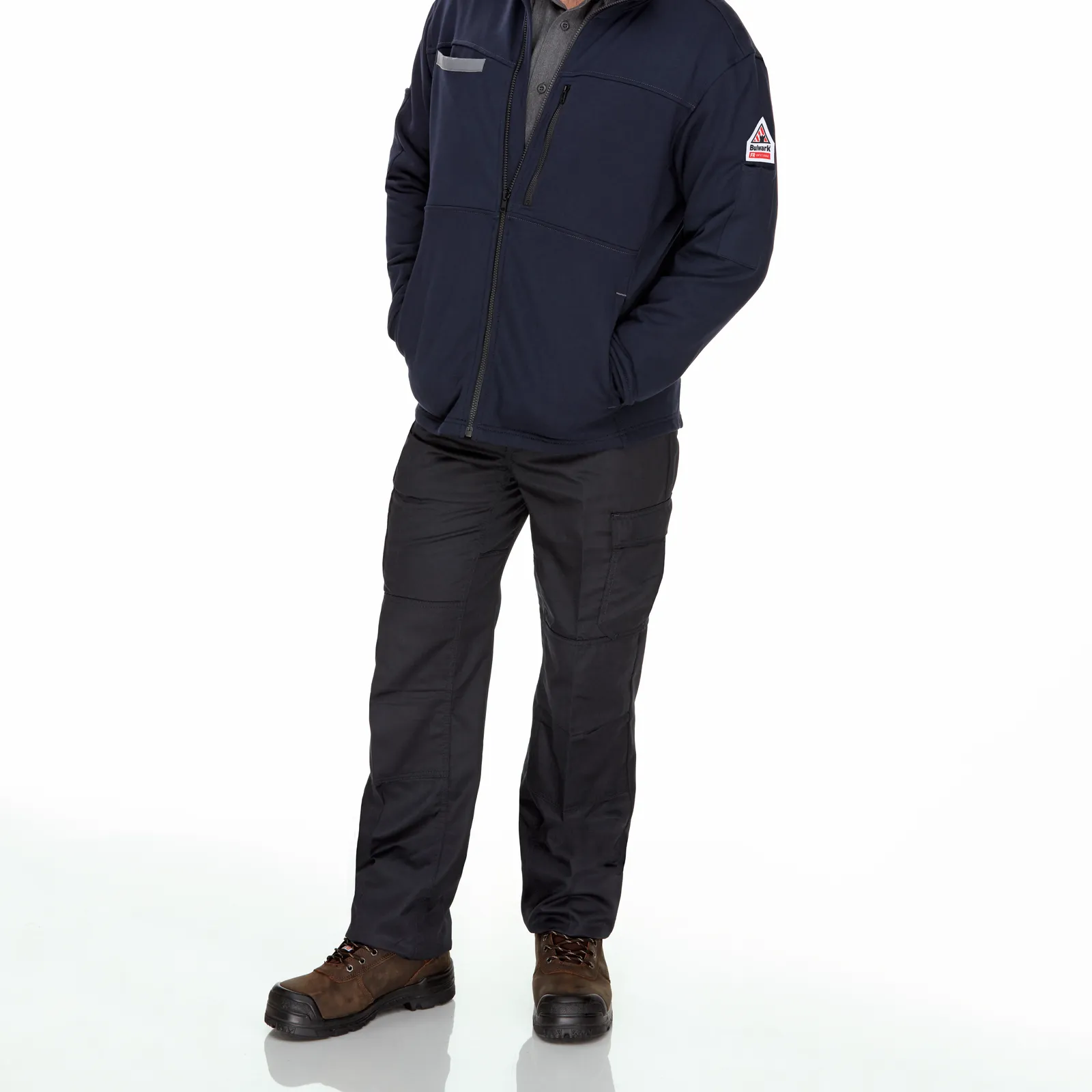 Bulwark - Men's Fleece FR Zip-Up Jacket