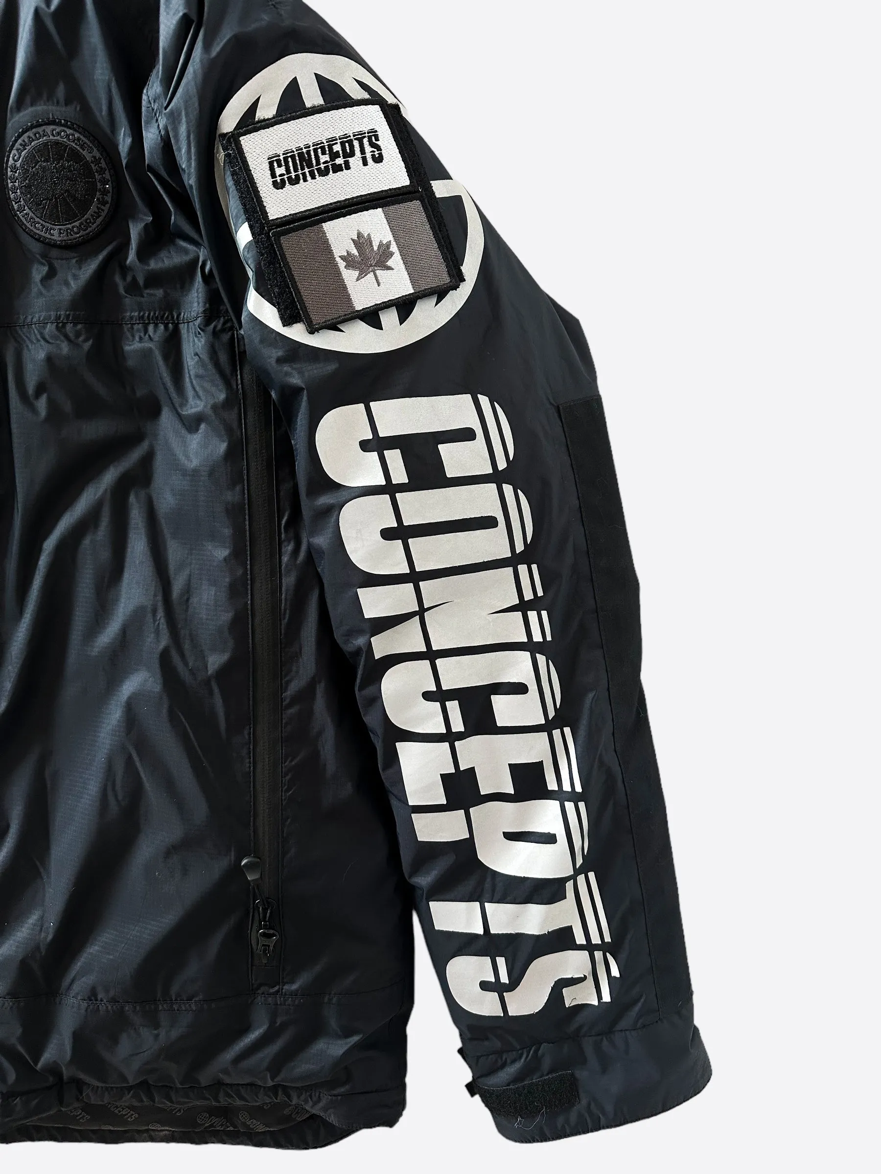 Canada Goose Concepts Black Reflective Patches Denary Jacket