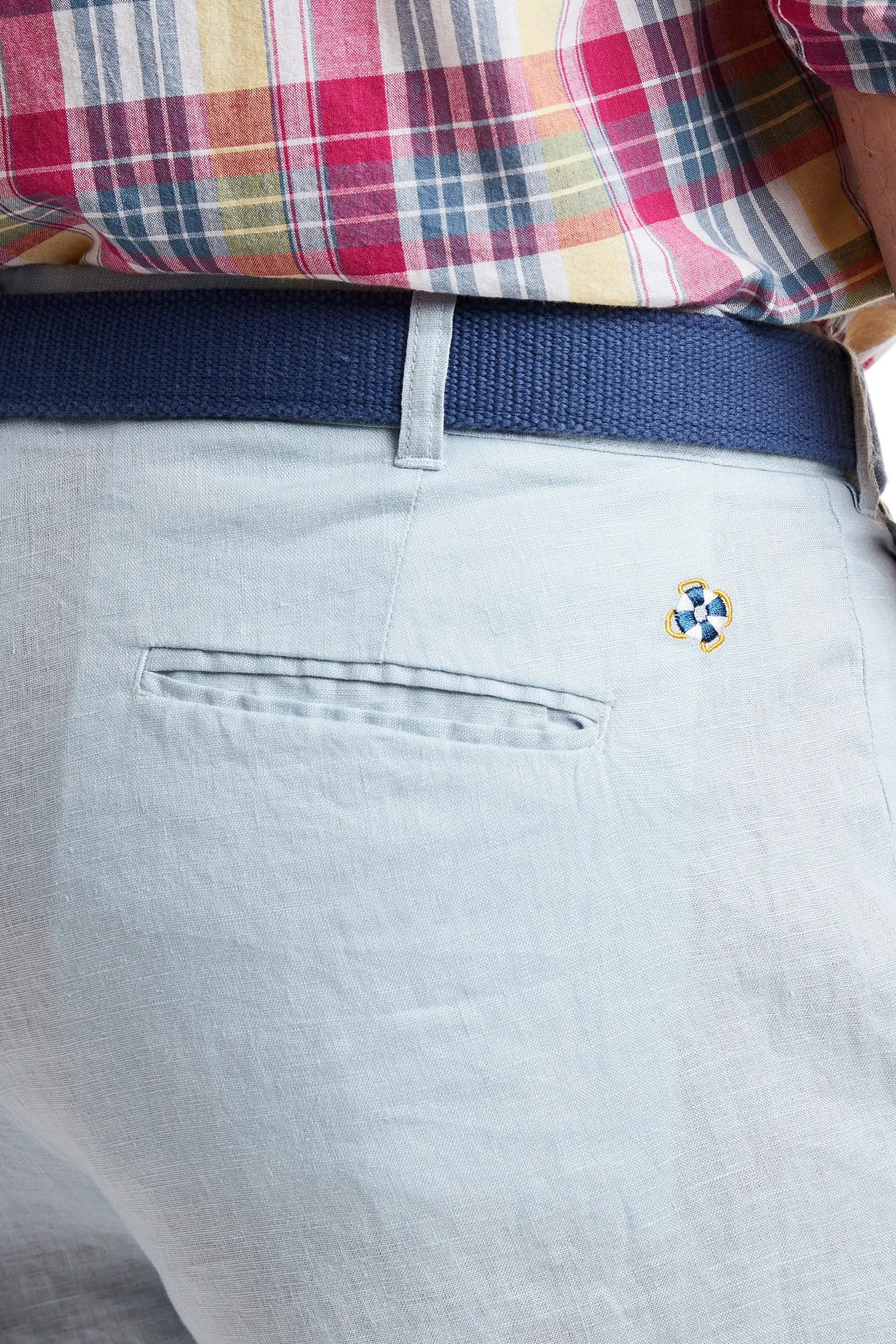 Cisco Short Linen Oxford Blue