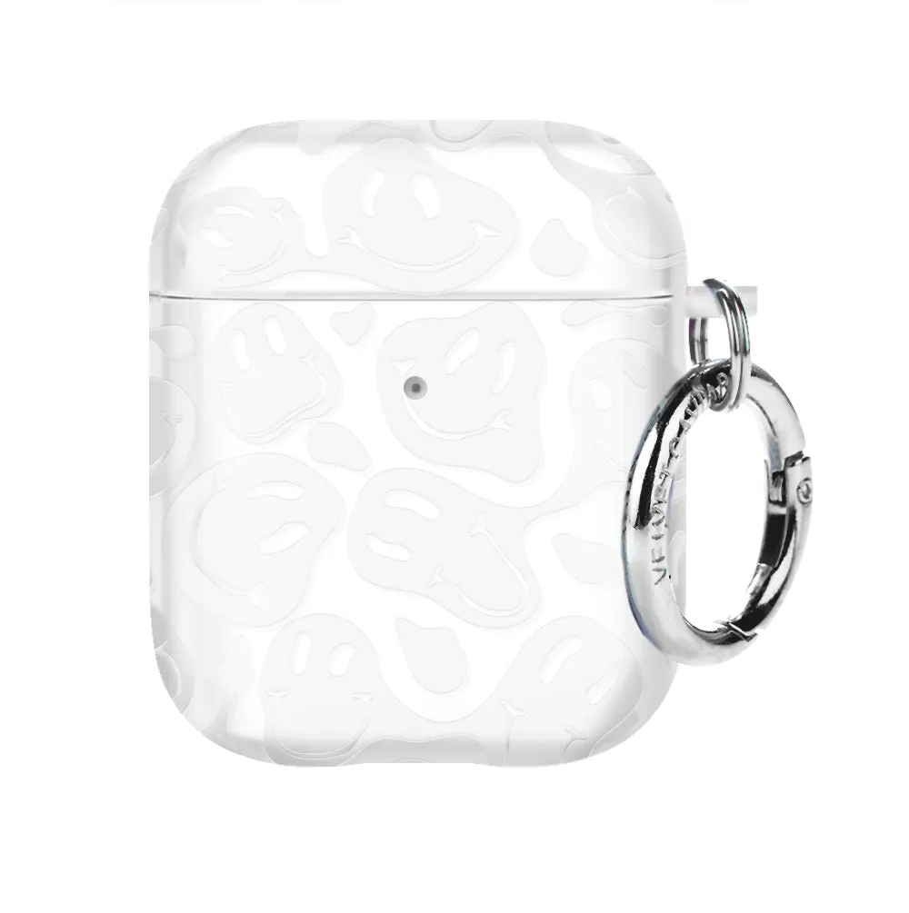 Clear Frosted Smiley AirPod Case