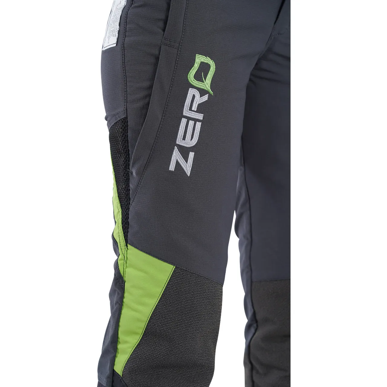 Clogger Zero Gen2 Light and Cool Women's Chainsaw Protective Pants - Grey/Green