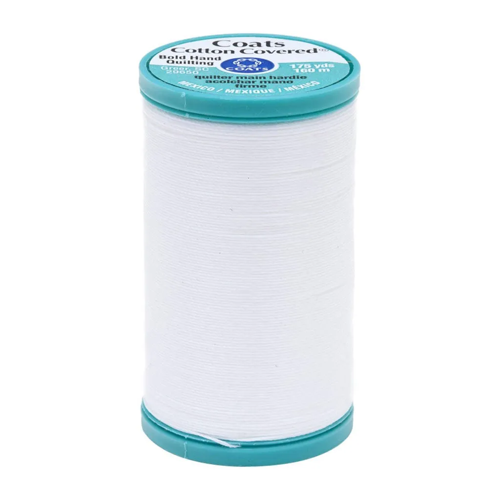 Coats Bold Hand Quilting Thread 175yd White