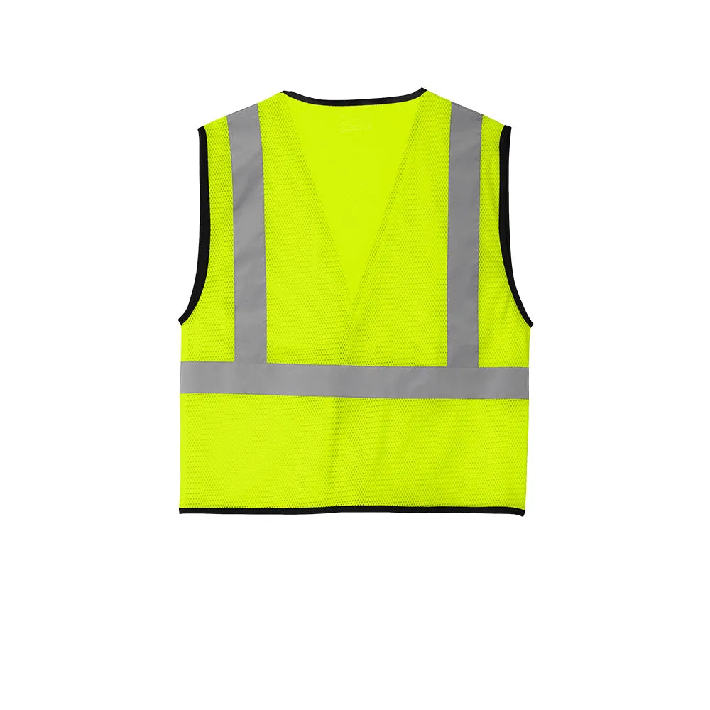 CornerStone ® ANSI 107 Class 2 Economy Mesh One-Pocket Vest - Safety Yellow