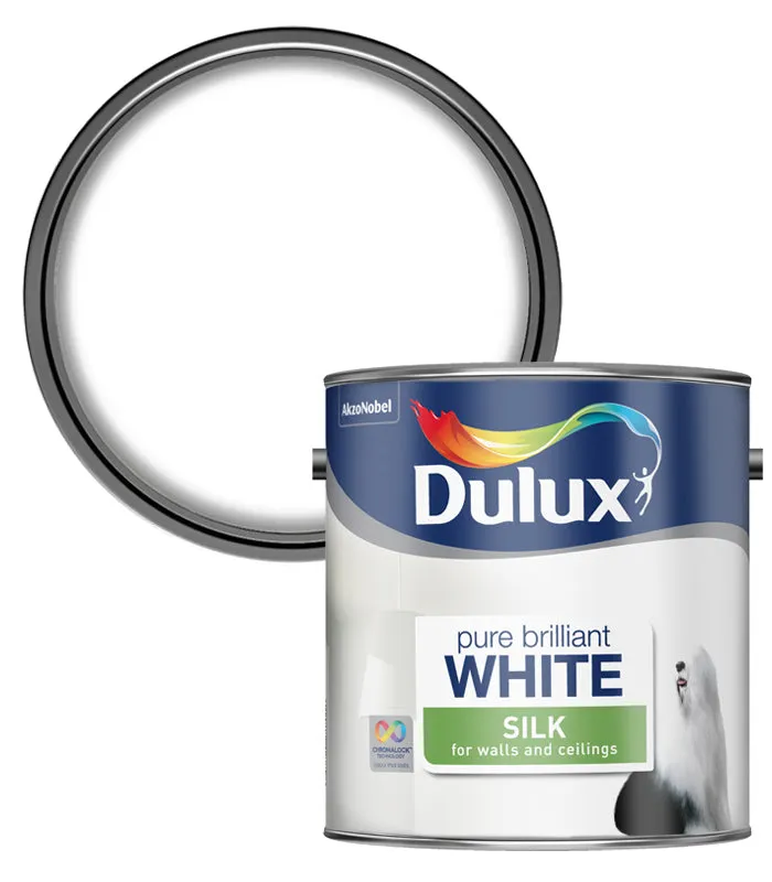 Dulux Silk Paint - Pure Brilliant White