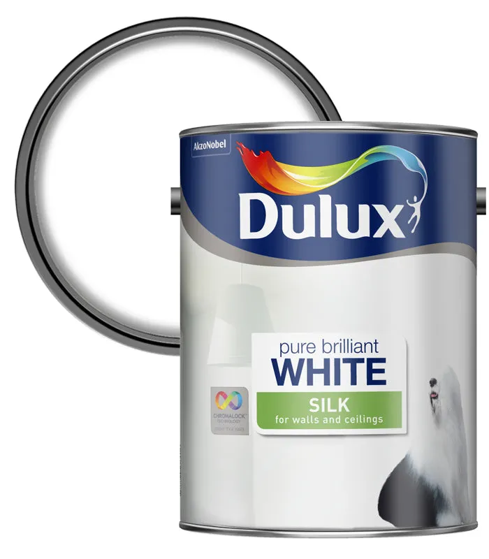 Dulux Silk Paint - Pure Brilliant White