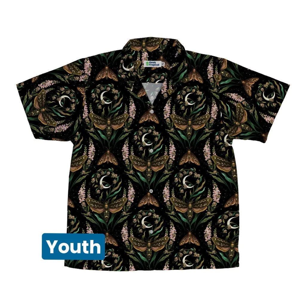 Episodic Death Moth Flow Youth Hawaiian Shirt