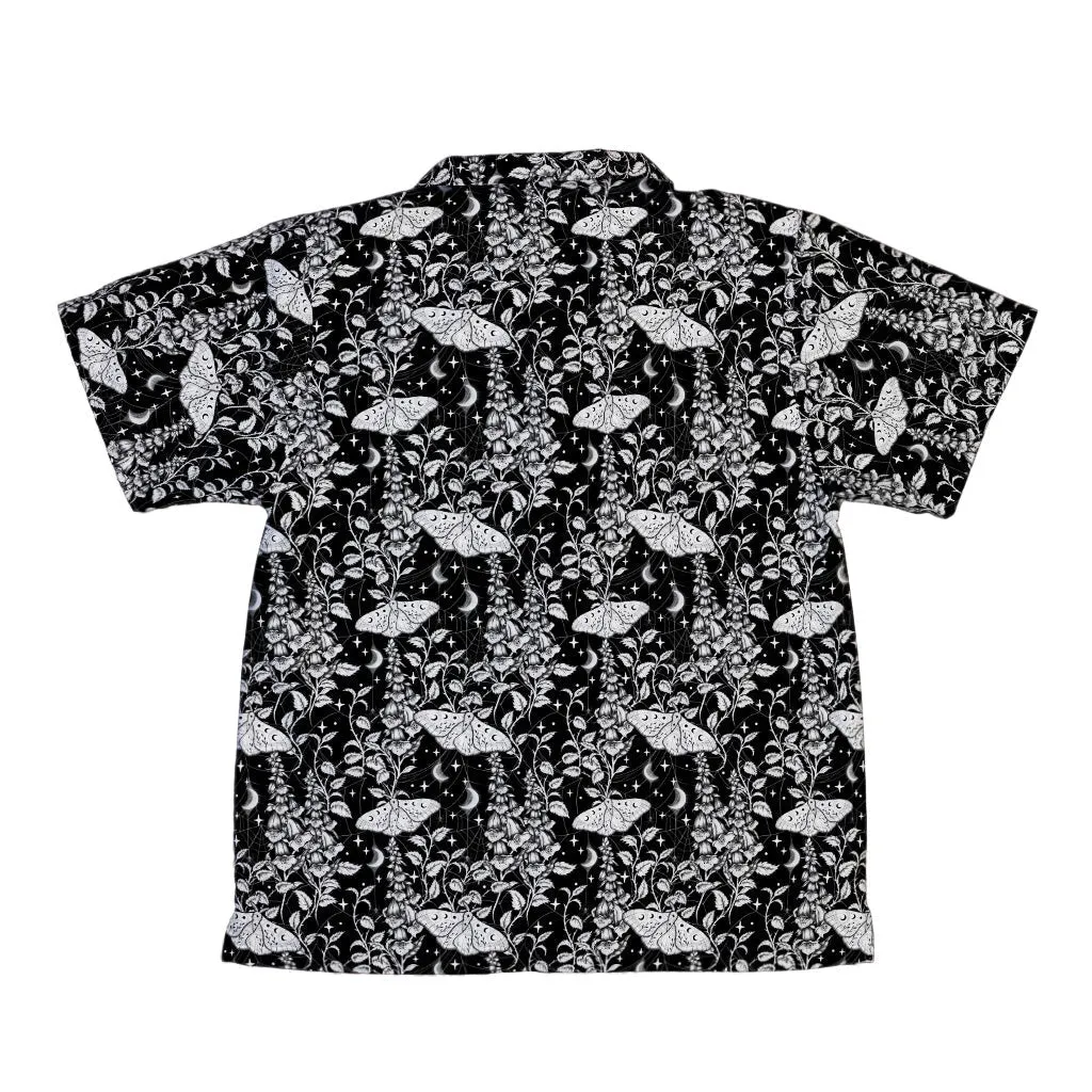 Episodic Moth Black White Night Youth Hawaiian Shirt