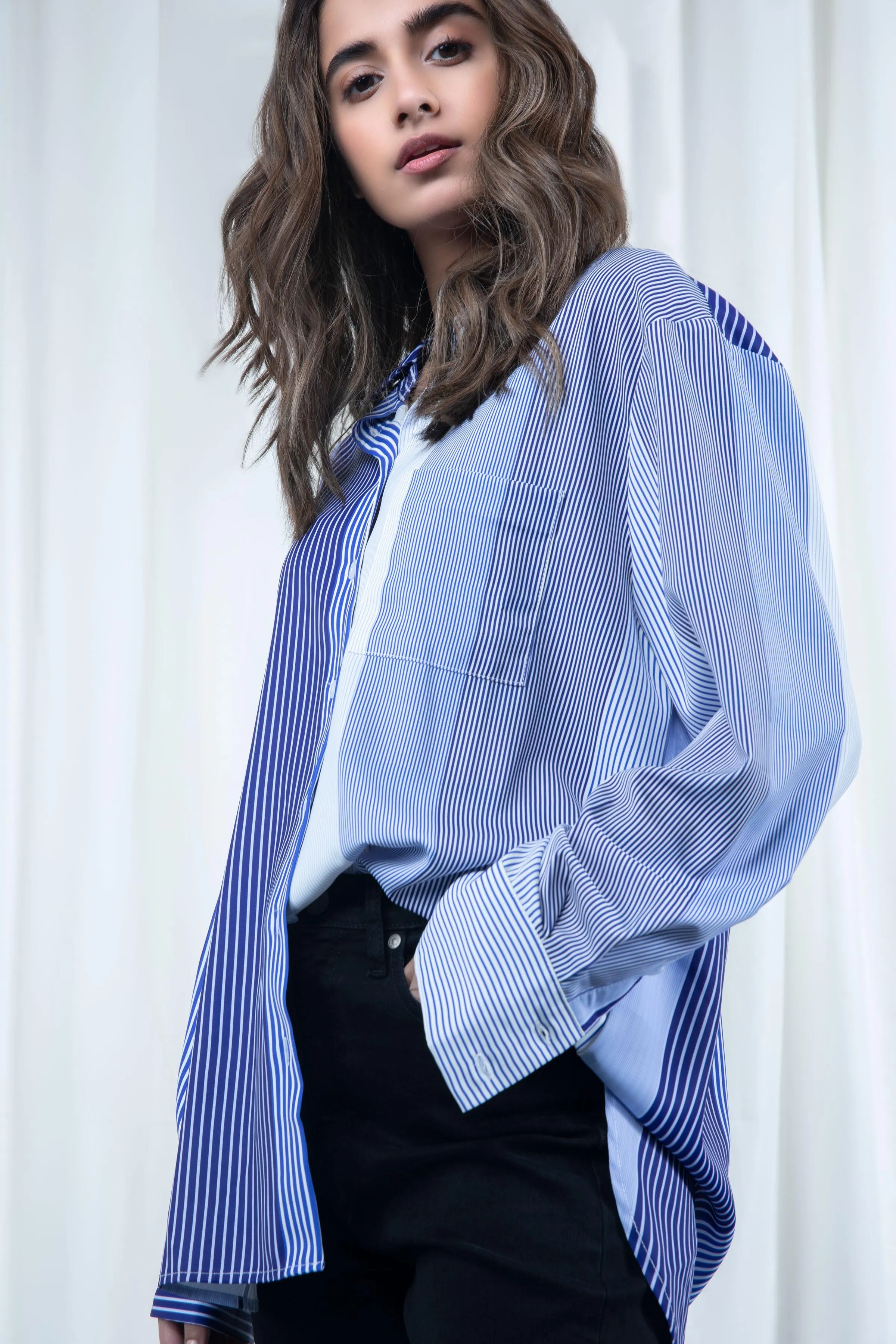 Flowy Striped Shirt