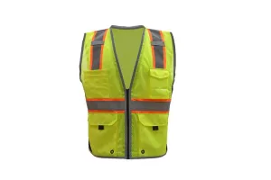 GSS CLASS 2 HYPE-LITE SAFETY VEST W/BLACK SIDE