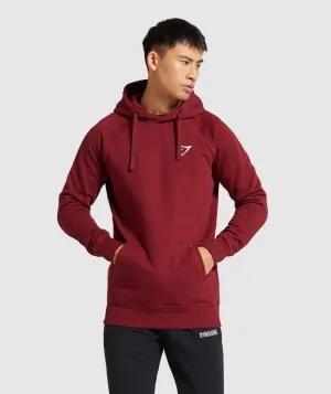 Gymshark Crest Hoodie - Claret