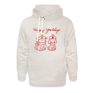 Happy Yowlidays Shawl Collar Hoodie