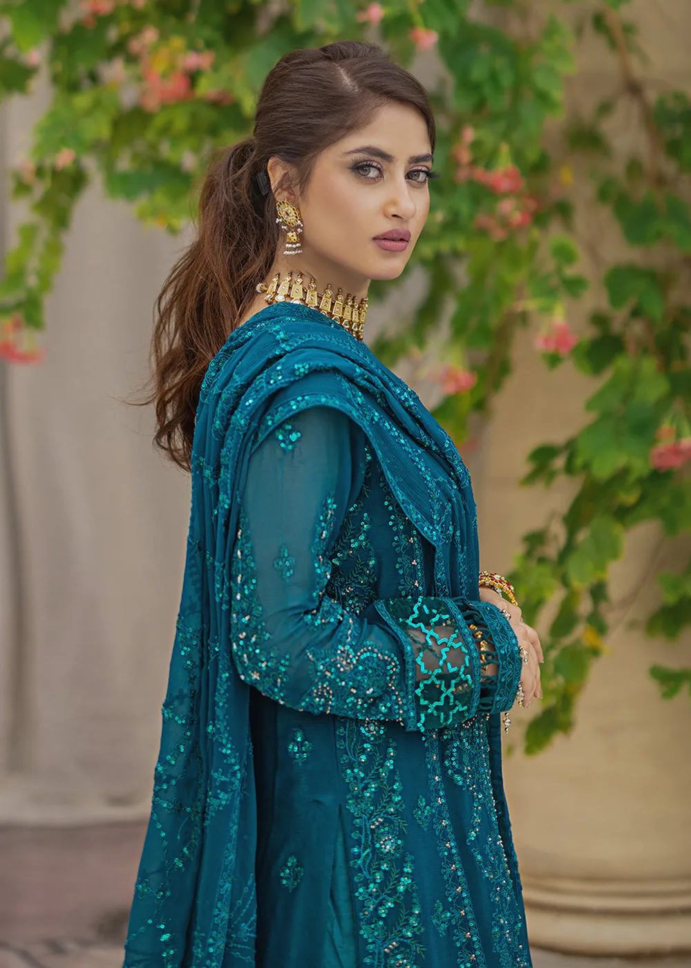 Ishq Aatish Luxury Chiffon '23 by Emaan Adeel | FAREEDA