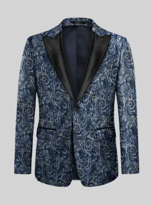 Italian Silk Tecla Tuxedo Blazer