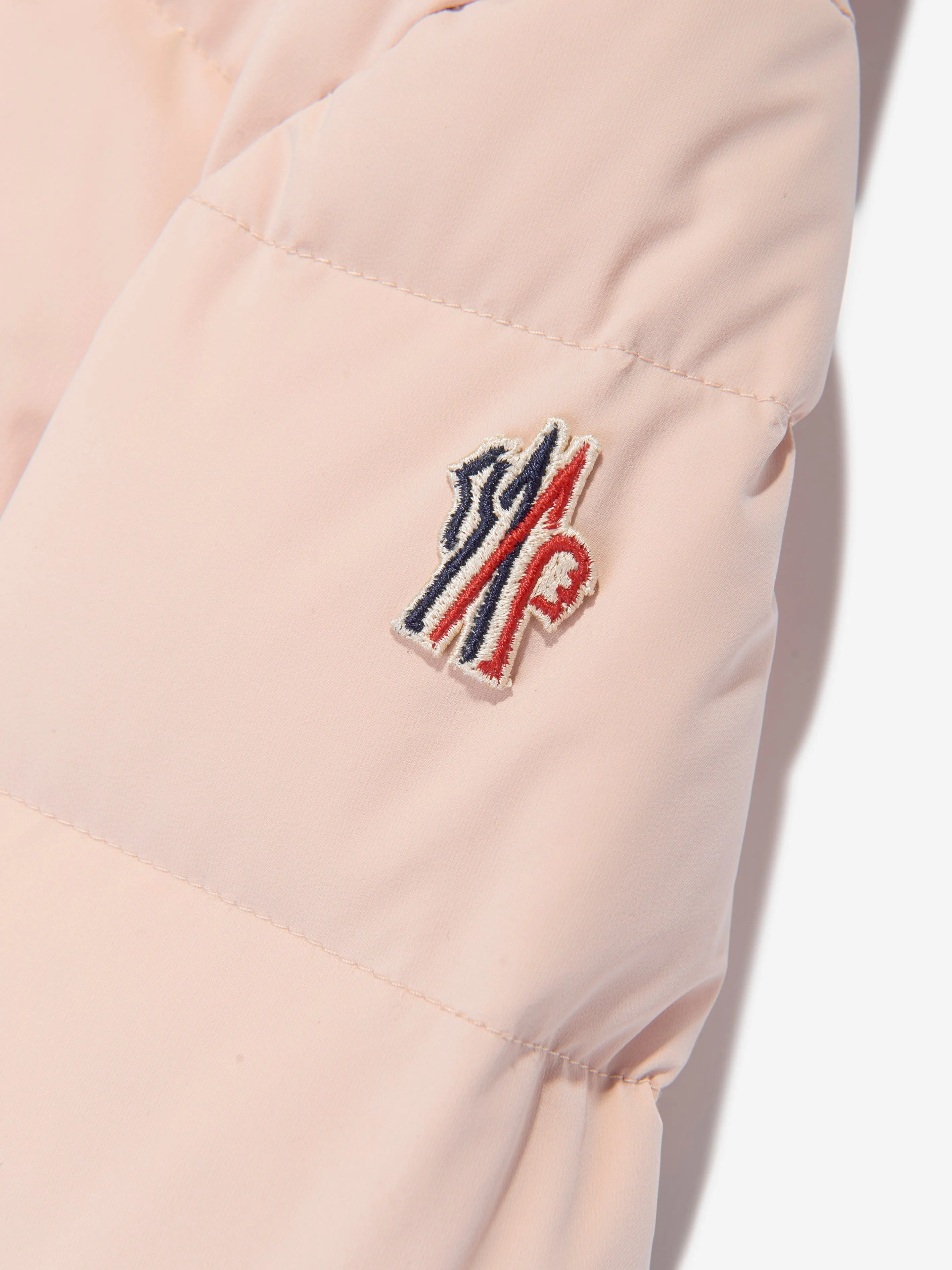 Moncler Enfant Girls Grenoble Down Padded New Guyane Jacket in Pink