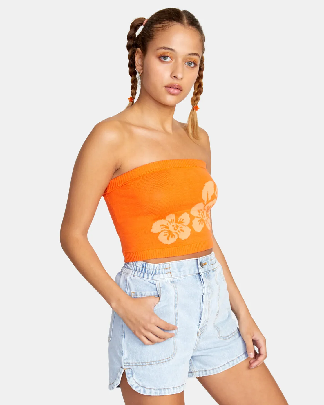 Motives Tube Top - Mandarin