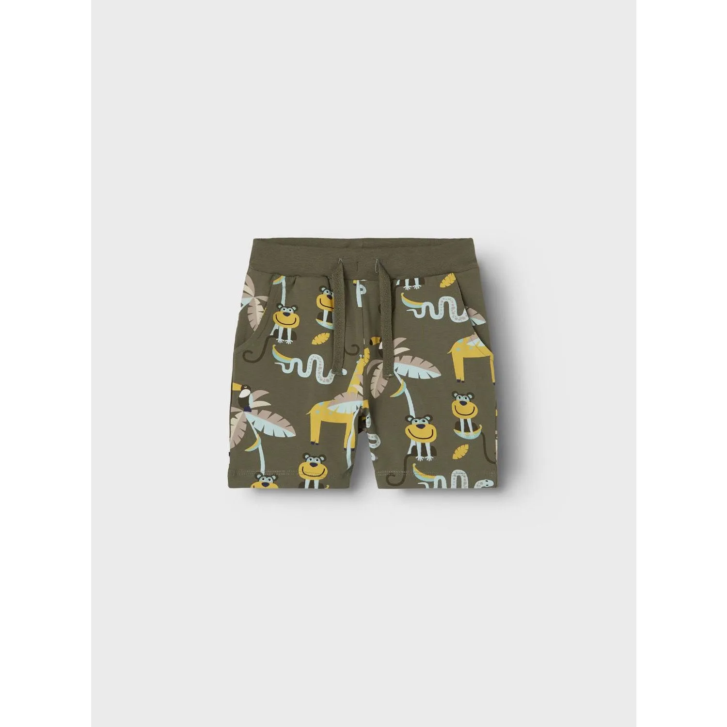 Name It Dusty Olive Zomu Shorts Set