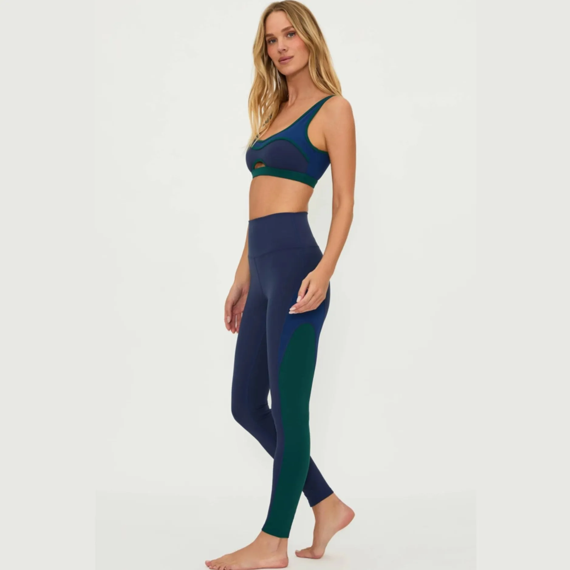 Pamila Legging - Wintergreen Colorblock