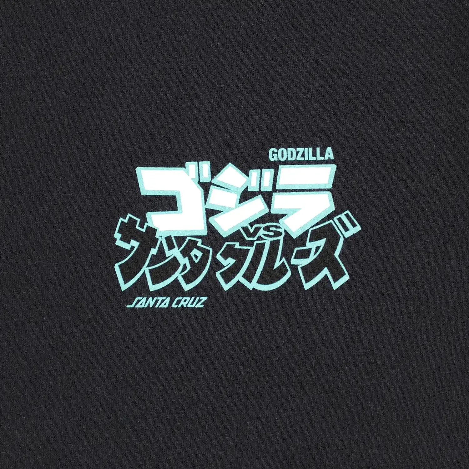 Santa Cruz X Godzilla Natas Mothra S/S Heavyweight T-Shirt - Black