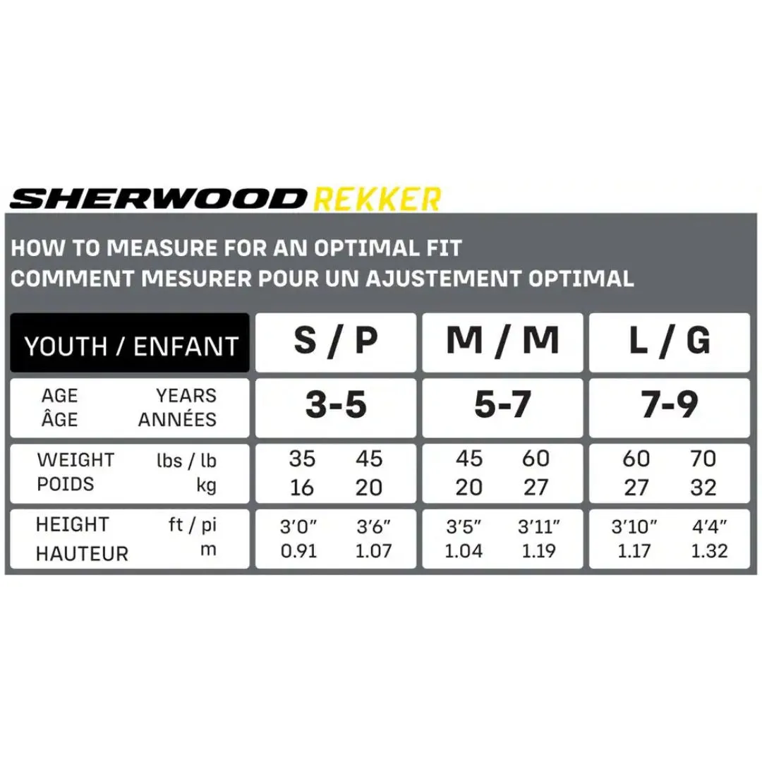 Sherwood Rekker Elite Youth Hockey Protective Kit