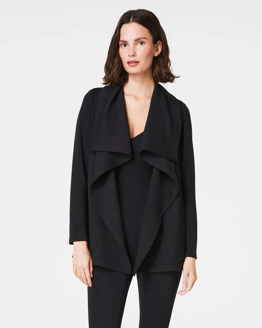 SPANX - AIRESSENTIALS DRAPE FRONT CARDIGAN