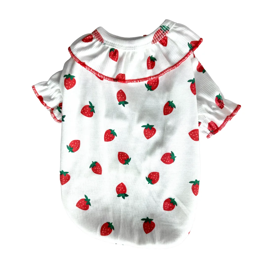 Strawberry Ruffles Shirt