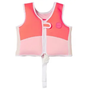 SunnyLife Swim Vest Melody the Mermaid Neon Strawberry