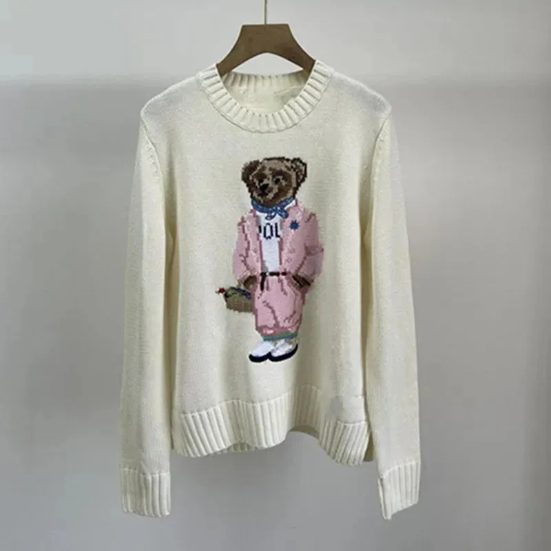 Sweaters Women's  Sweater Winter Soft Basic Women Pullover Cotton Bear Pulls Fashion Knitted Jumper Top Sueters De Mujer 29