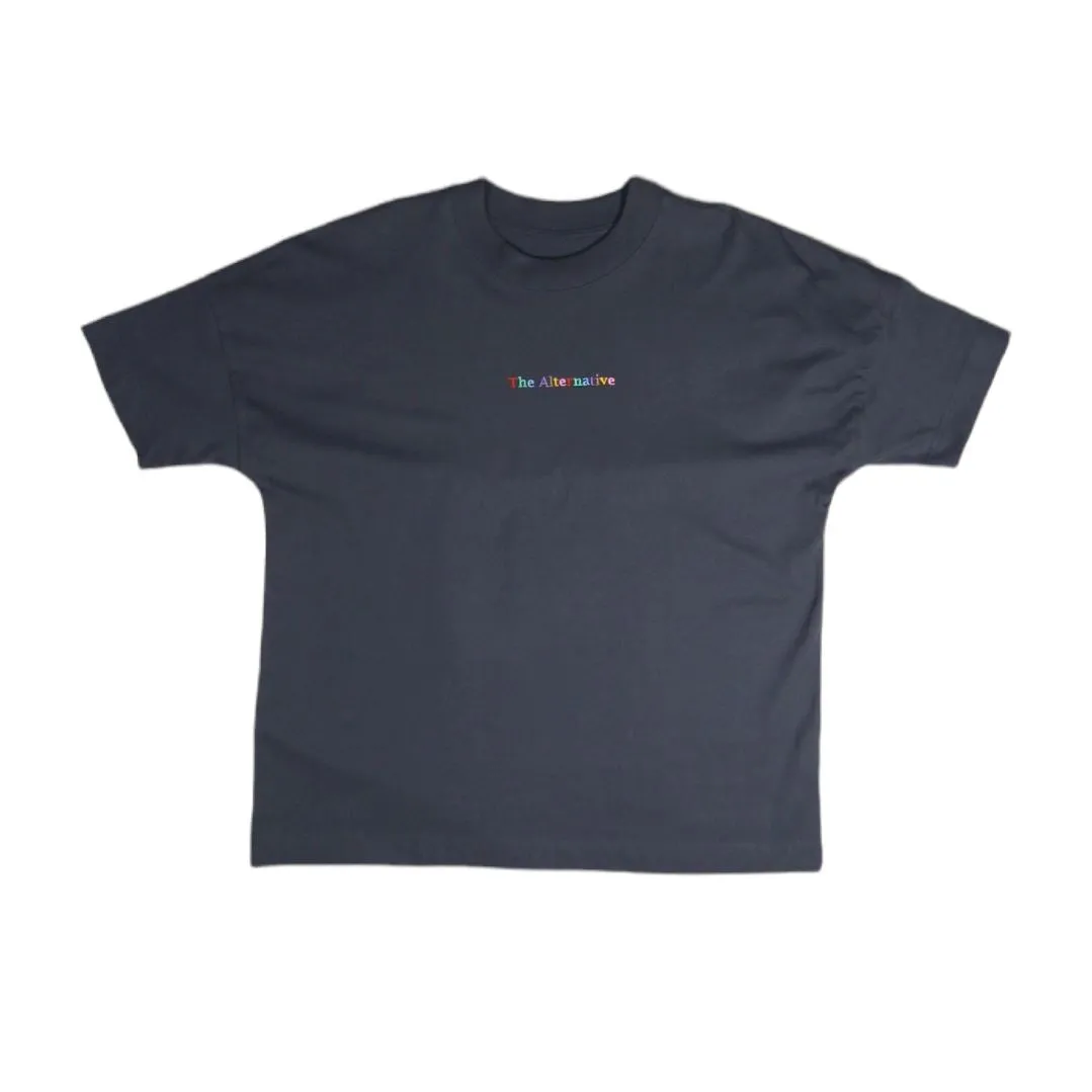 The Alternative Multicoloured Drop Shoulder T-Shirt