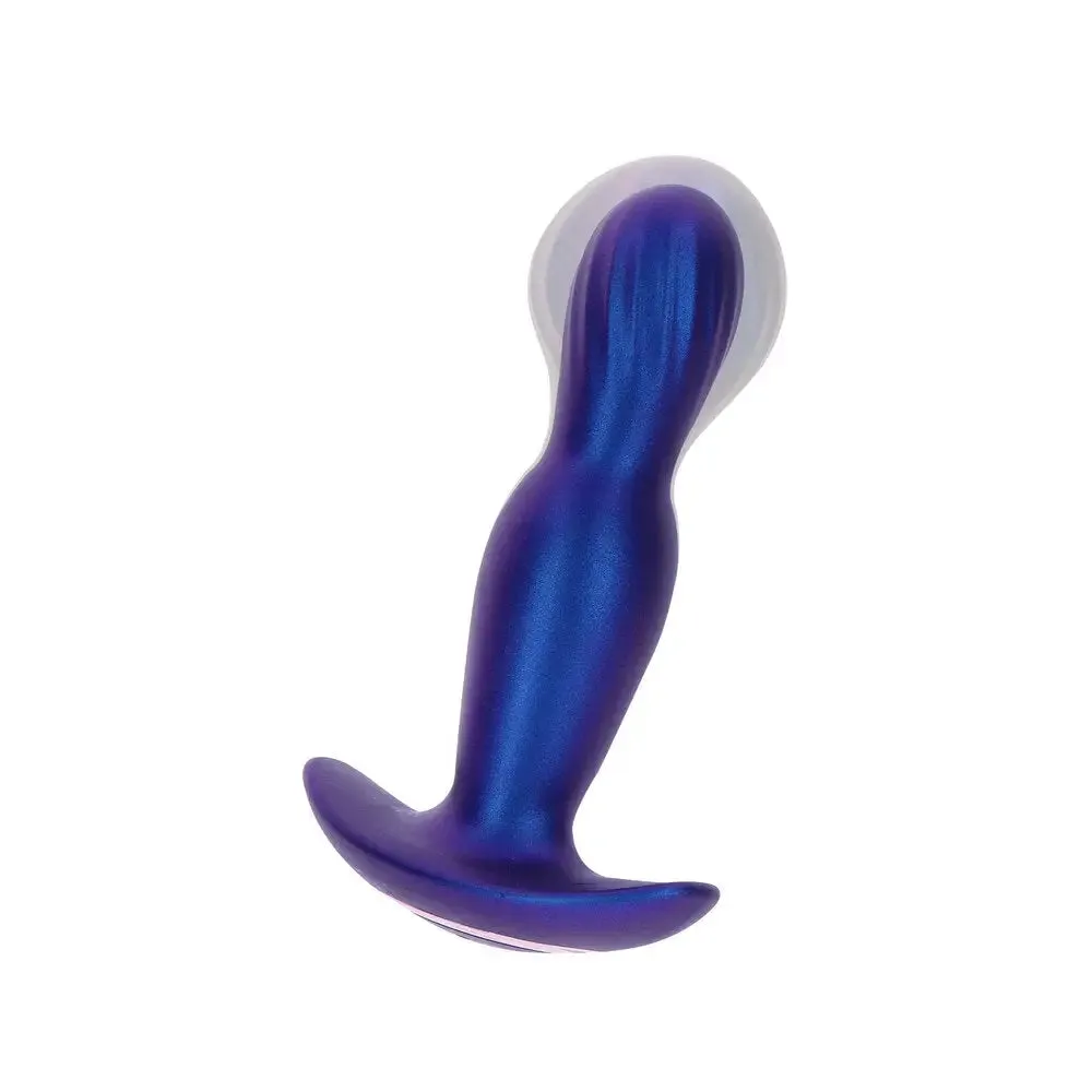 Toyjoy Silicone Blue Rechargeable Inflatable and Vibrating Buttplug