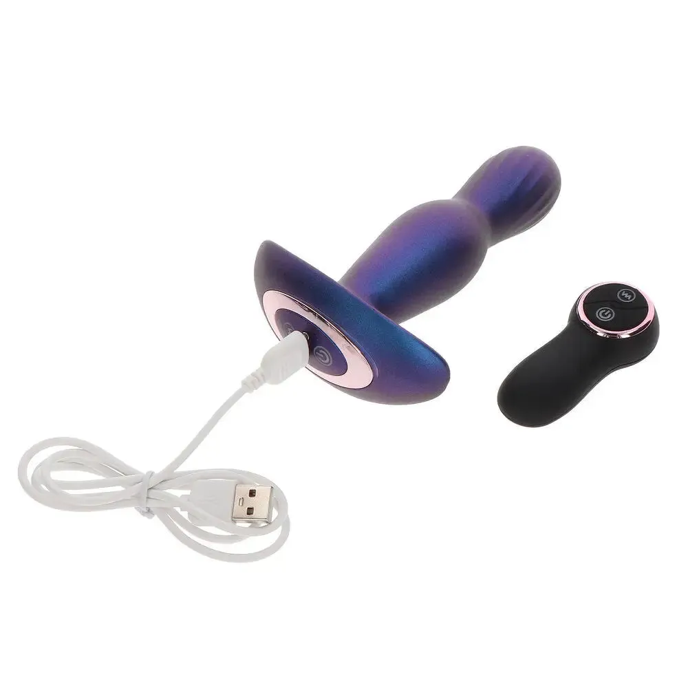 Toyjoy Silicone Blue Rechargeable Inflatable and Vibrating Buttplug