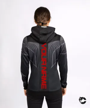 UFC Venum Personalized Authentic Fight Night 2.0 Women's Walkout Hoodie - Black