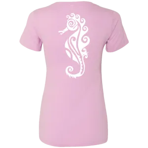 Women's Sea Horse V-Neck Tee